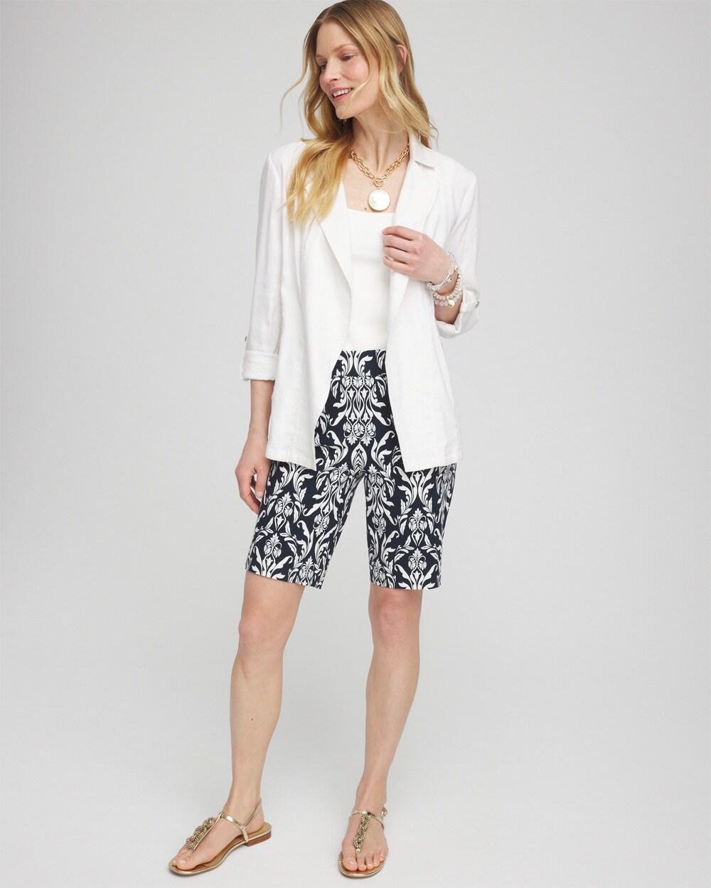 Brigitte 10" Swirl Print Shorts Product Image