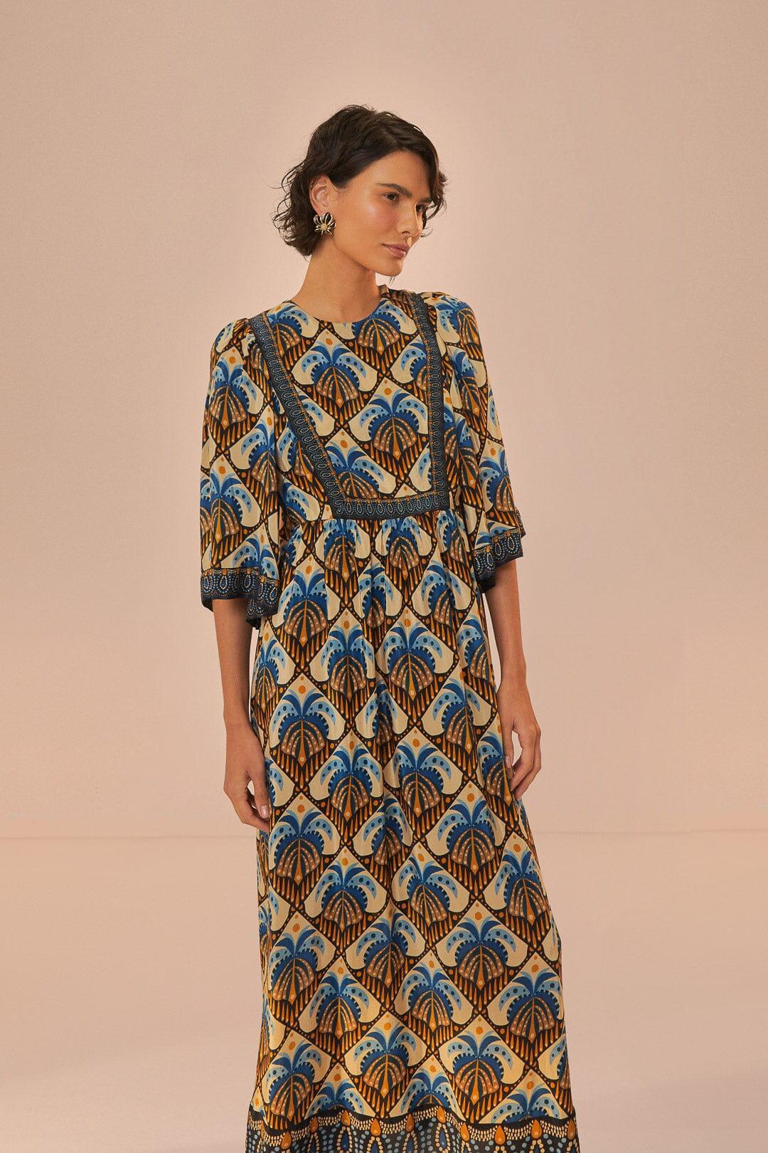 Beige Cocopalm Maxi Dress Product Image