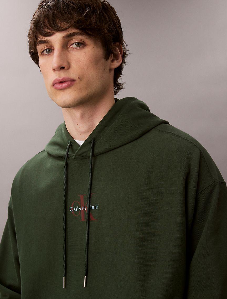 Monogram Logo Premium Fleece Hoodie Product Image