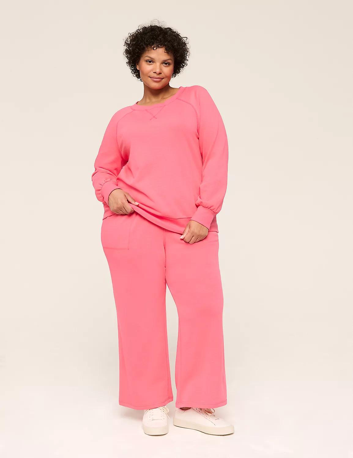 LIVI French Terry Crew-Neck Sweatshirt Product Image