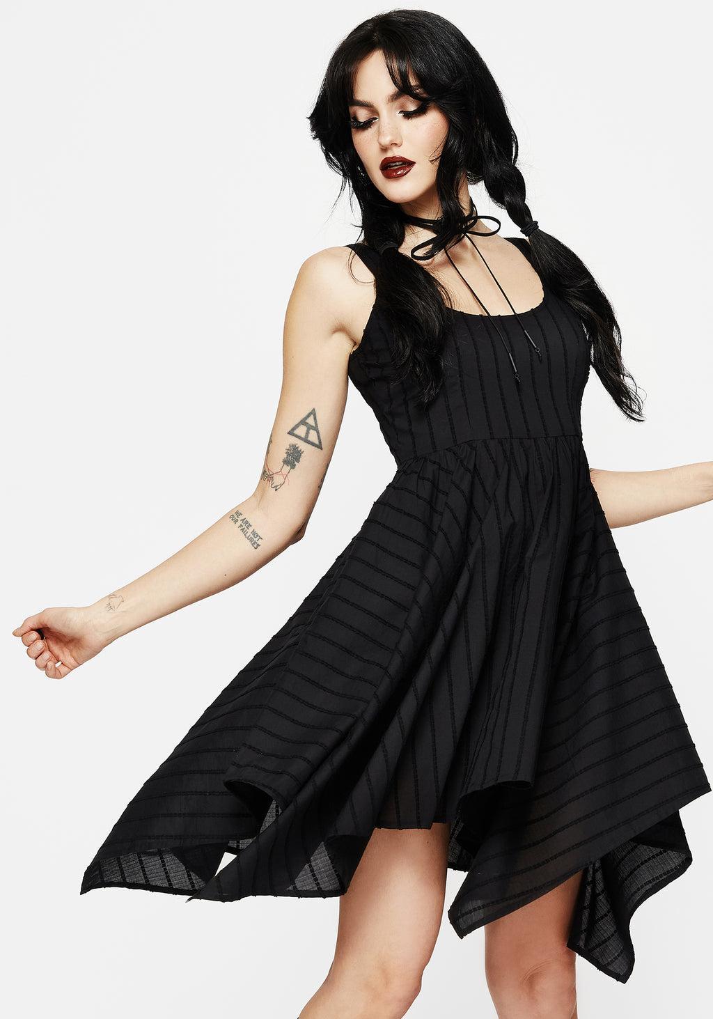 Blythe Handkerchief Hem Mini Dress Product Image