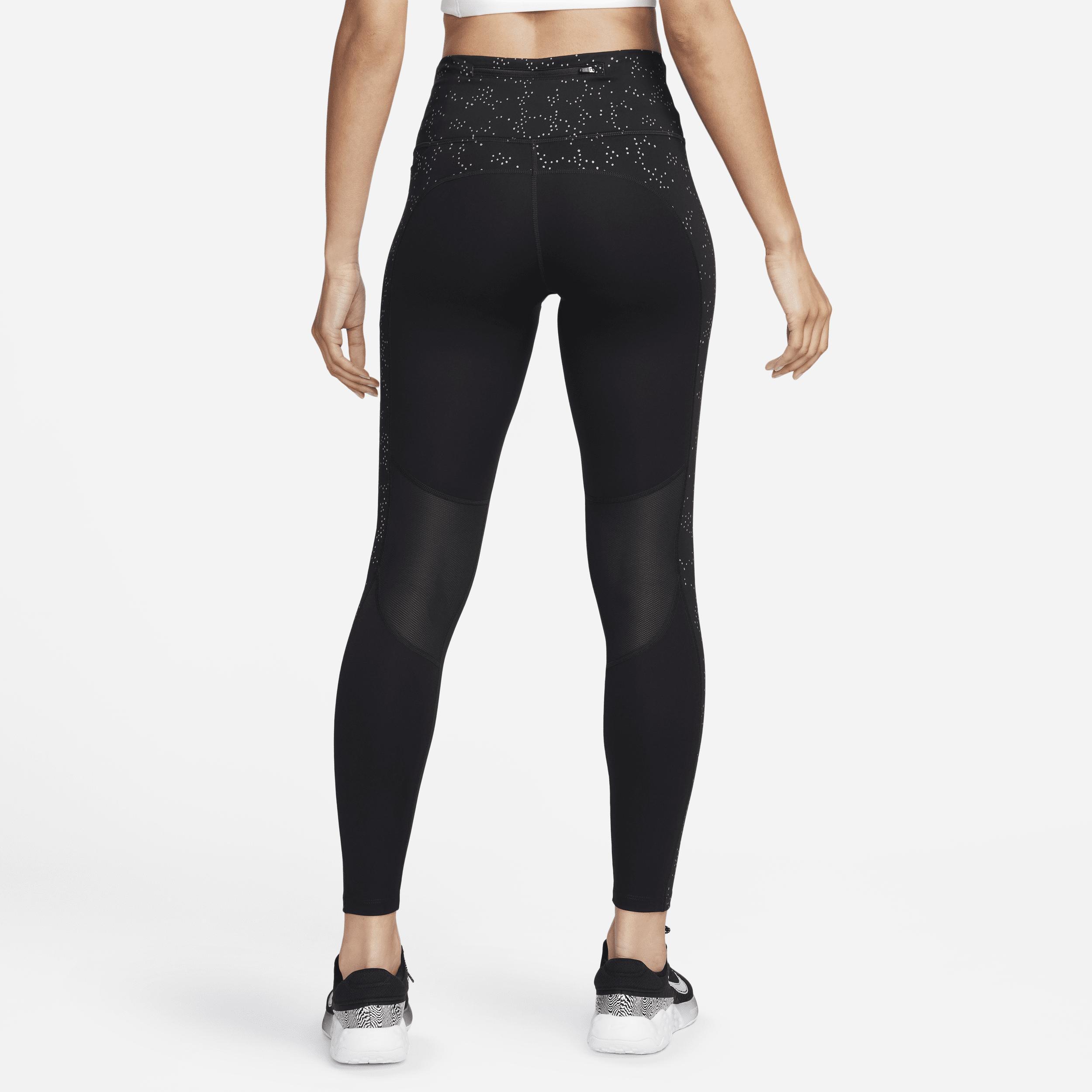 Nike Women's Fast Mid-Rise 7/8 Printed Leggings with Pockets Product Image