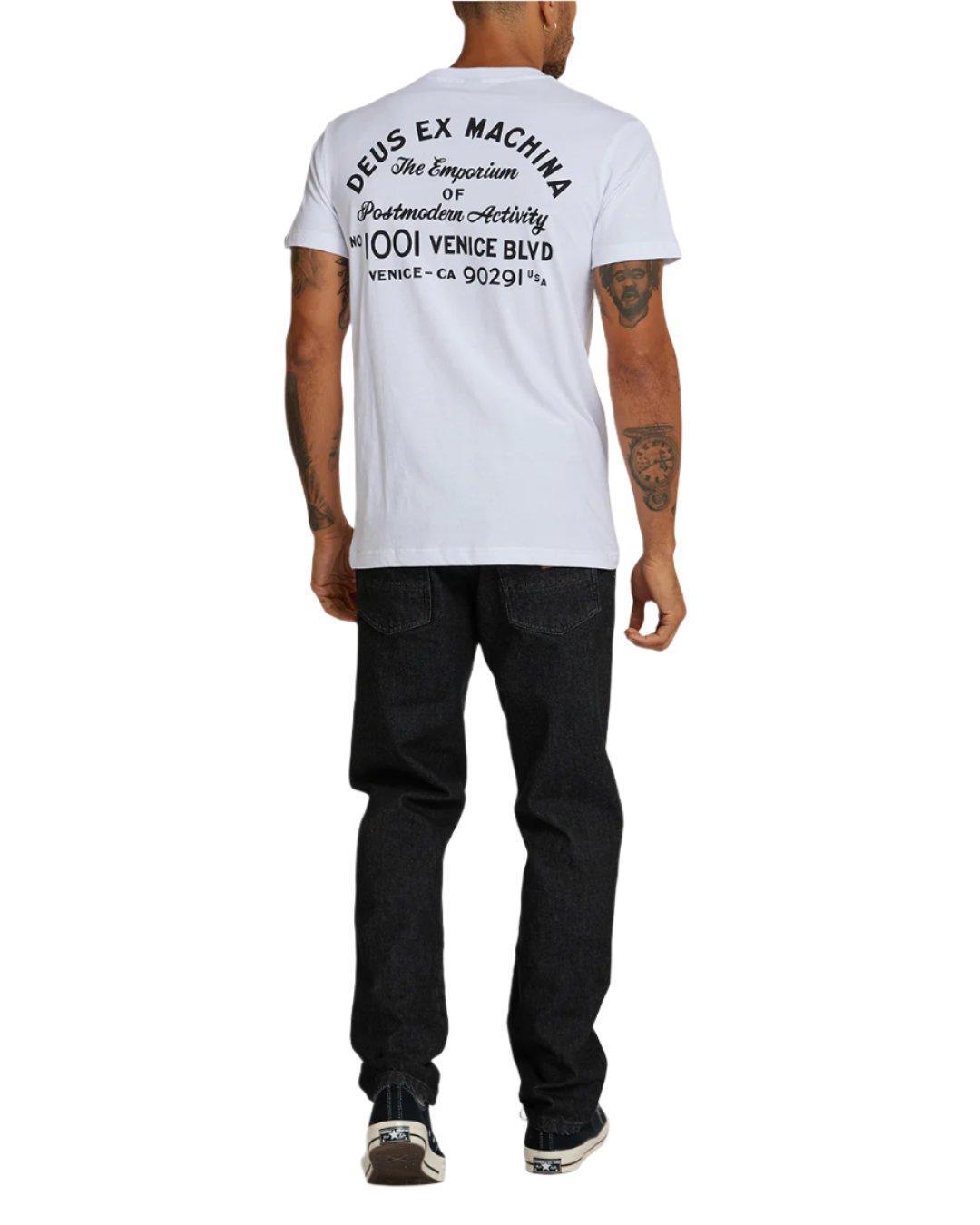 Venice Address Pocket Tee - White Product Image