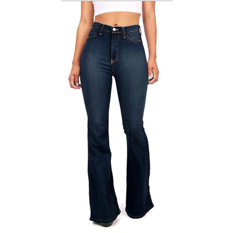 High Waist Bootcut Jeans Product Image