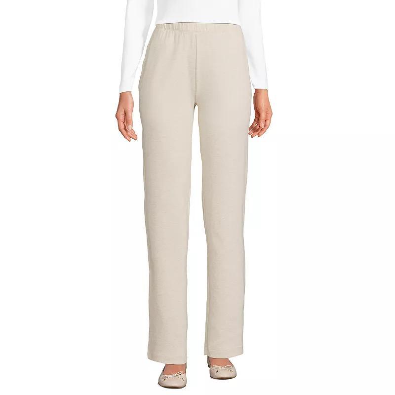 Womens Lands End Sport Knit High Waist Pants Product Image