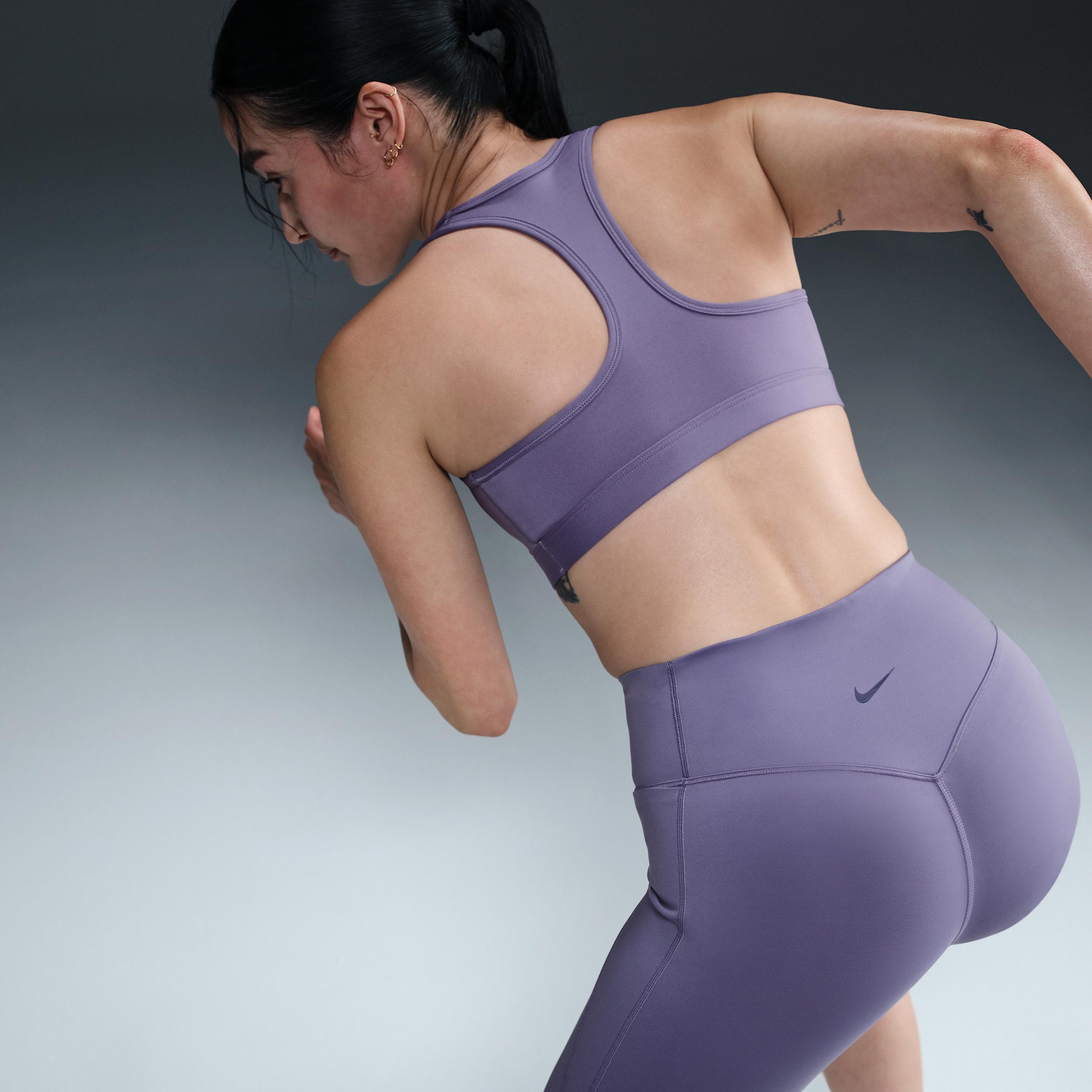Nike Women's Universa Medium-Support High-Waisted 8" Biker Shorts with Pockets Product Image