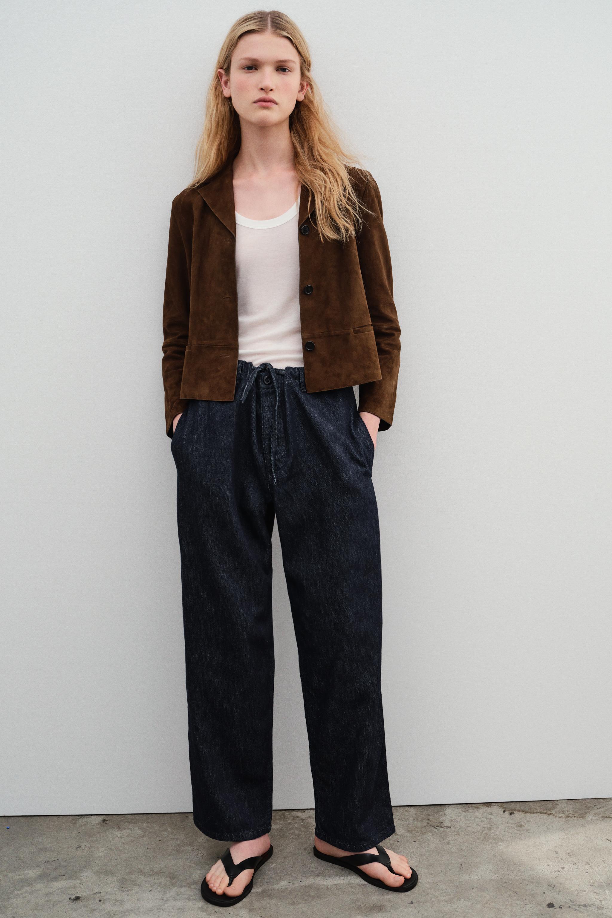 STRAIGHT CUT MID RISE JEANS ZW COLLECTION Product Image