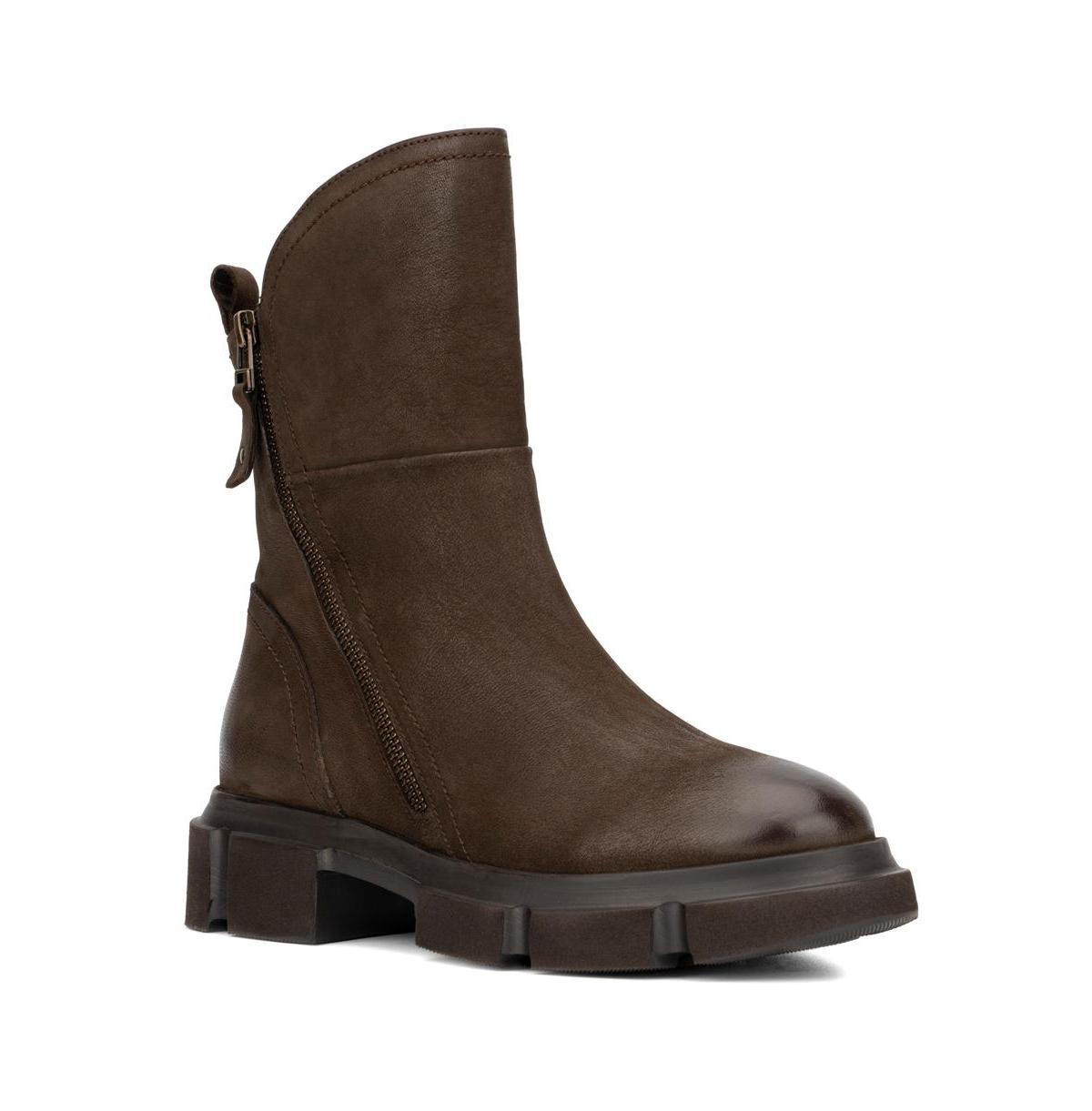 Vintage Foundry Co. Juliette Women's Leather Ankle Boots, Size: 8.5, Brown Product Image