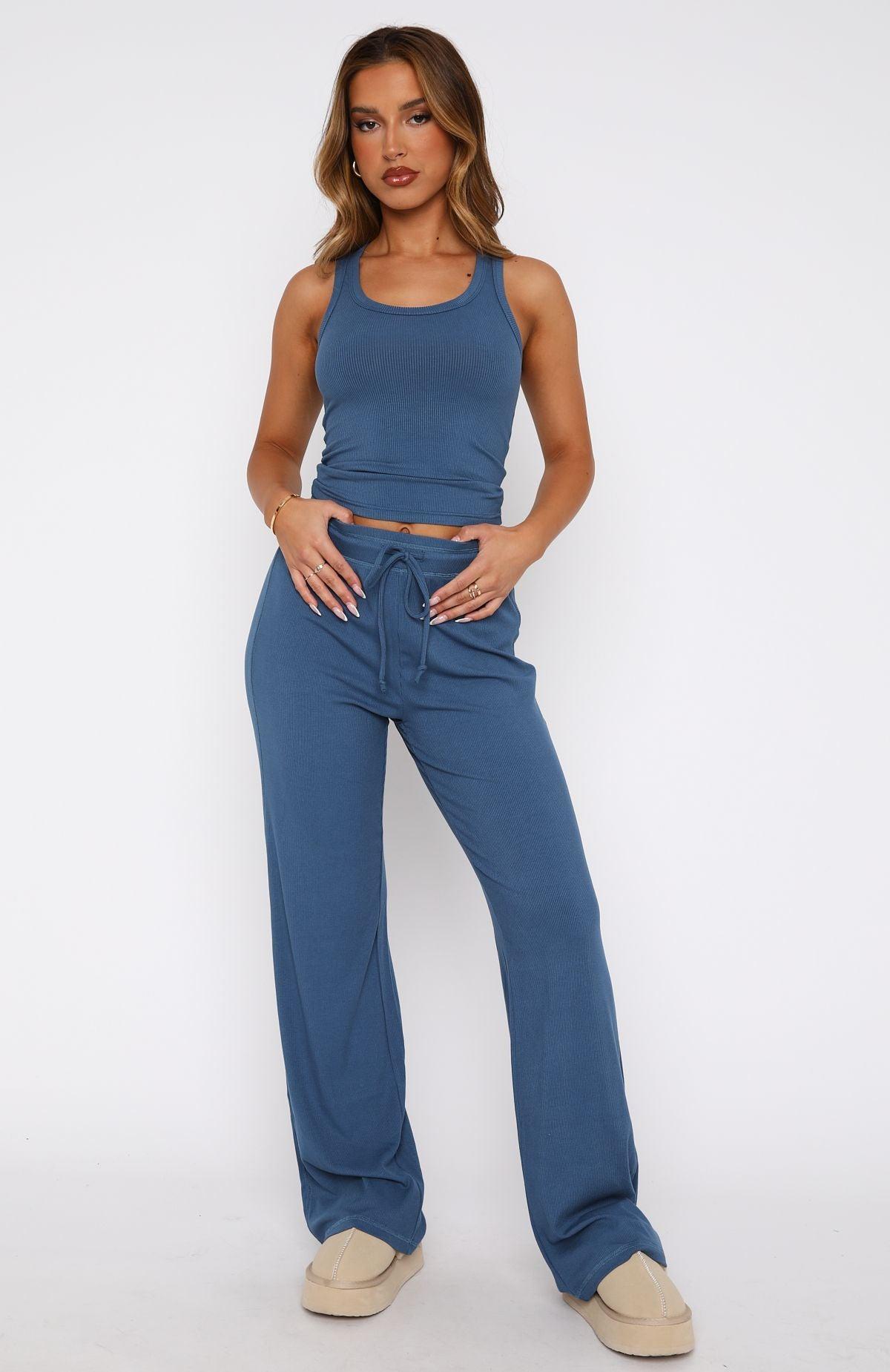 No Peace Pyjama Pants Steel Product Image