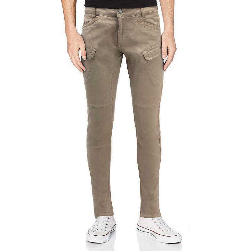Men's Xray Fitted Flex Cargo Pants, Size: 36 X 32, Grey Product Image