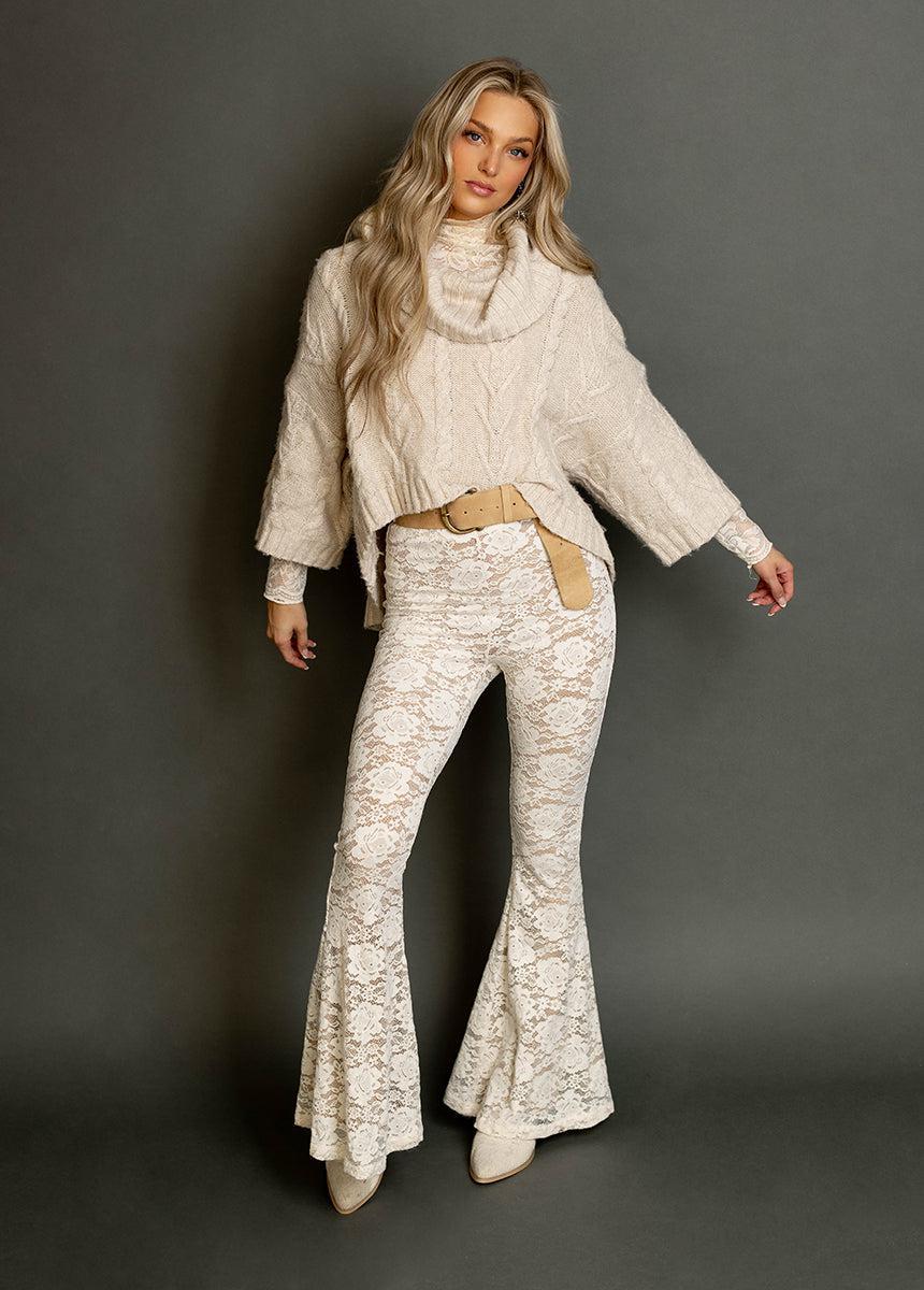 Nikkola Sweater in Cream Female Product Image