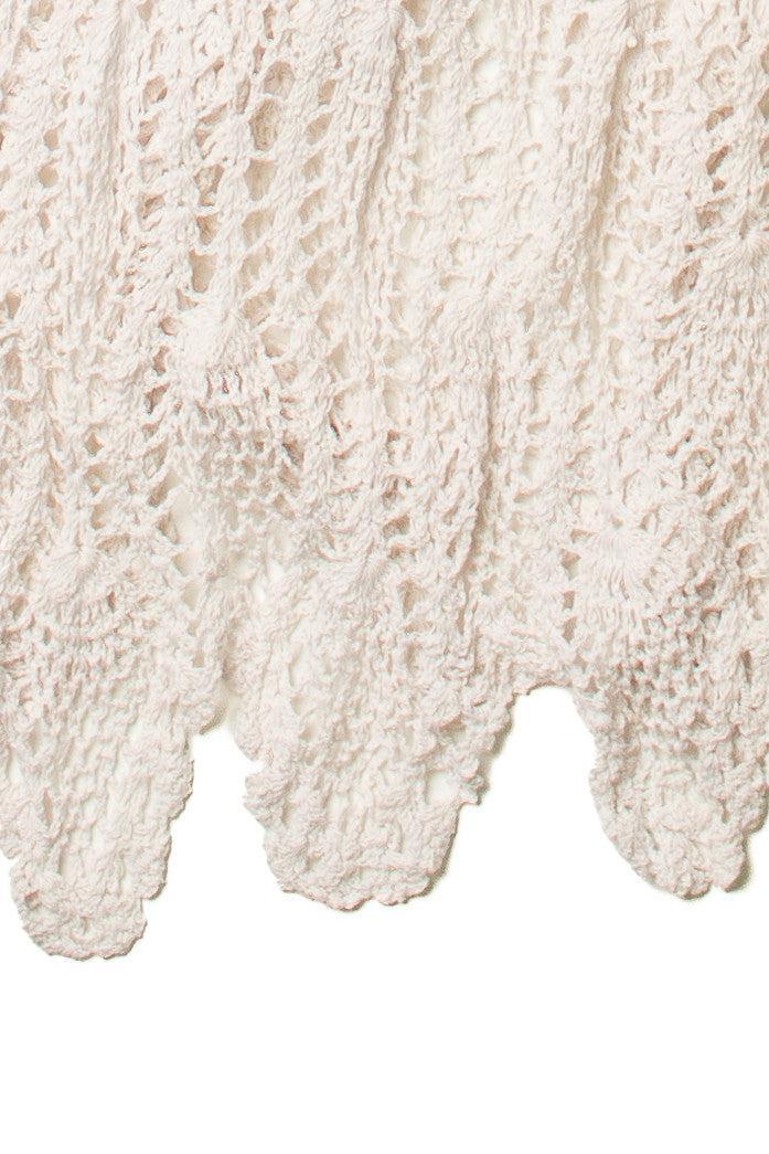 Natural Crochet Maxi Skirt Product Image