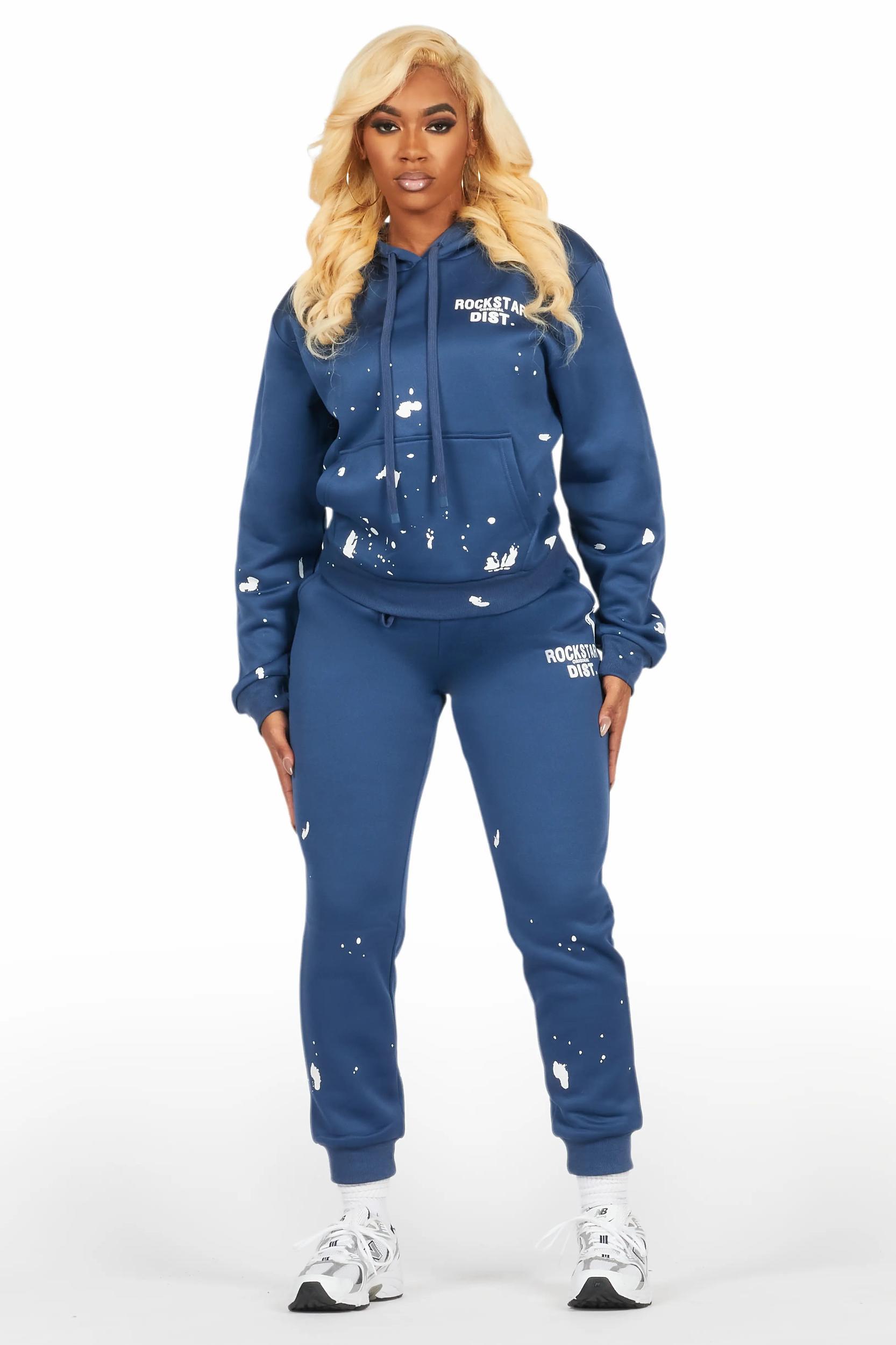 Hadley Navy Jogger Trackset Female Product Image