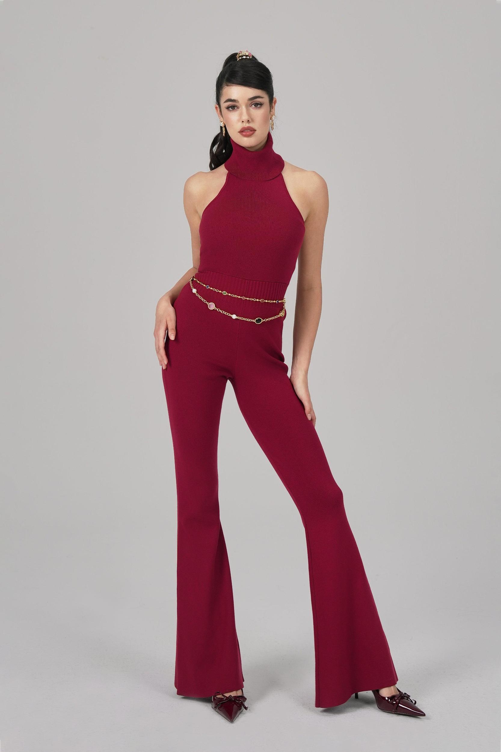 Gwen Jumpsuit (Red) Product Image