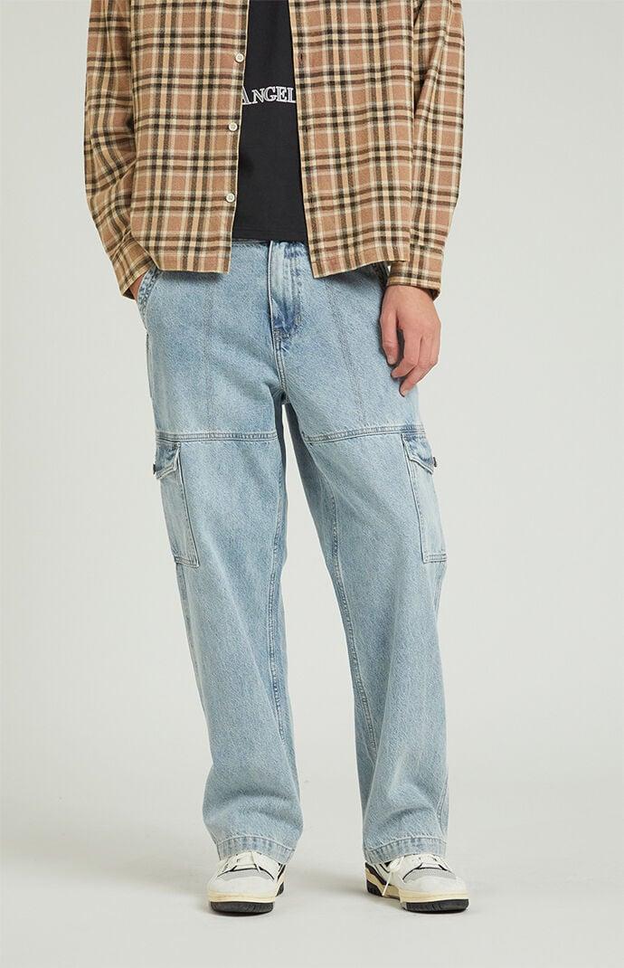 Men's Baggy Cargo Jeans - 28W x 30L Product Image