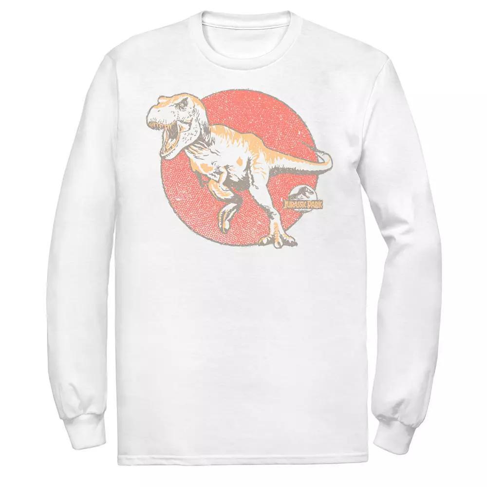 Men's Jurassic Park T-Rex Portrait Tee, Size: Large, White Product Image