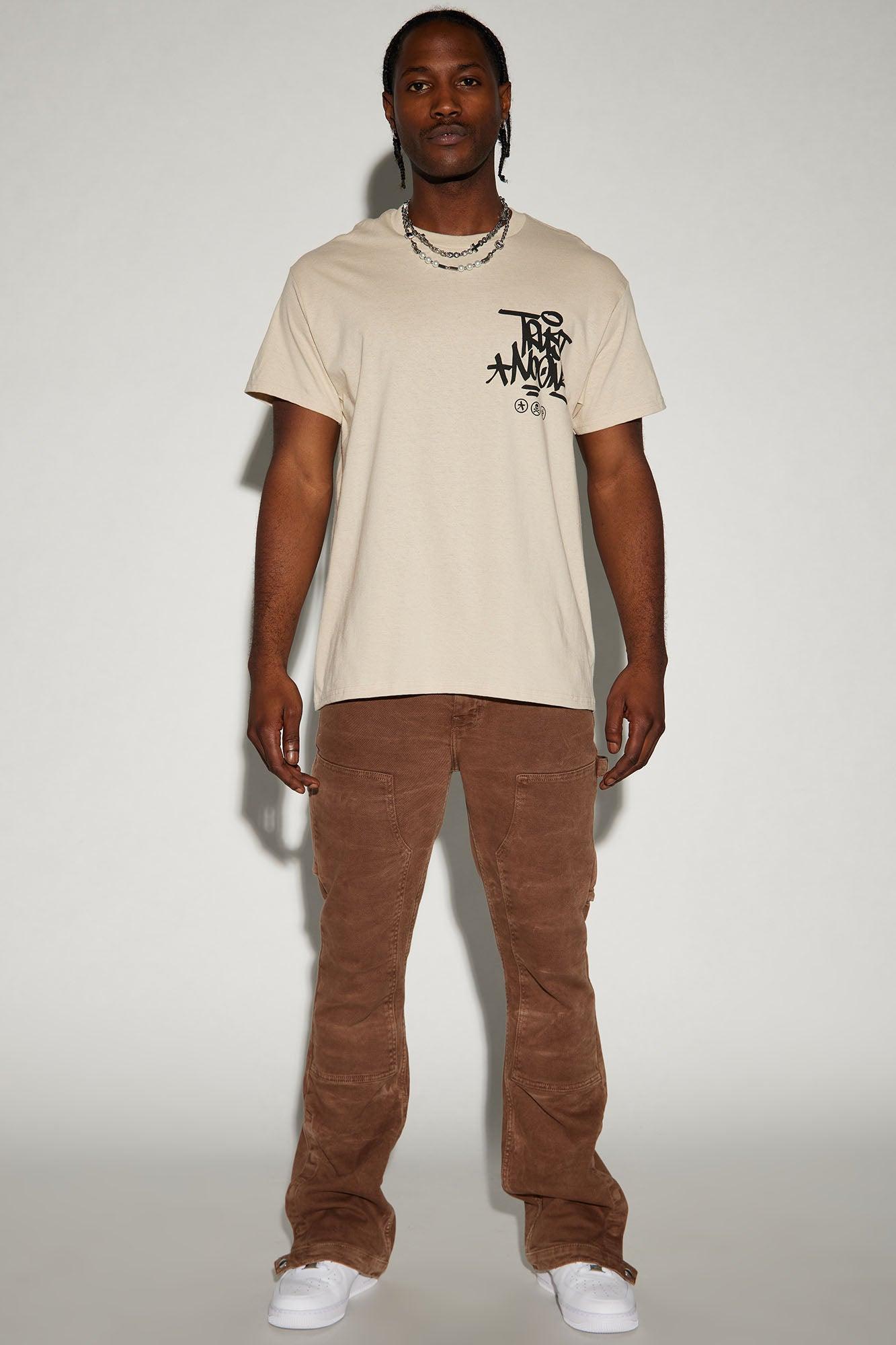 Beware Of Snakes Short Sleeve Tee - Tan Product Image