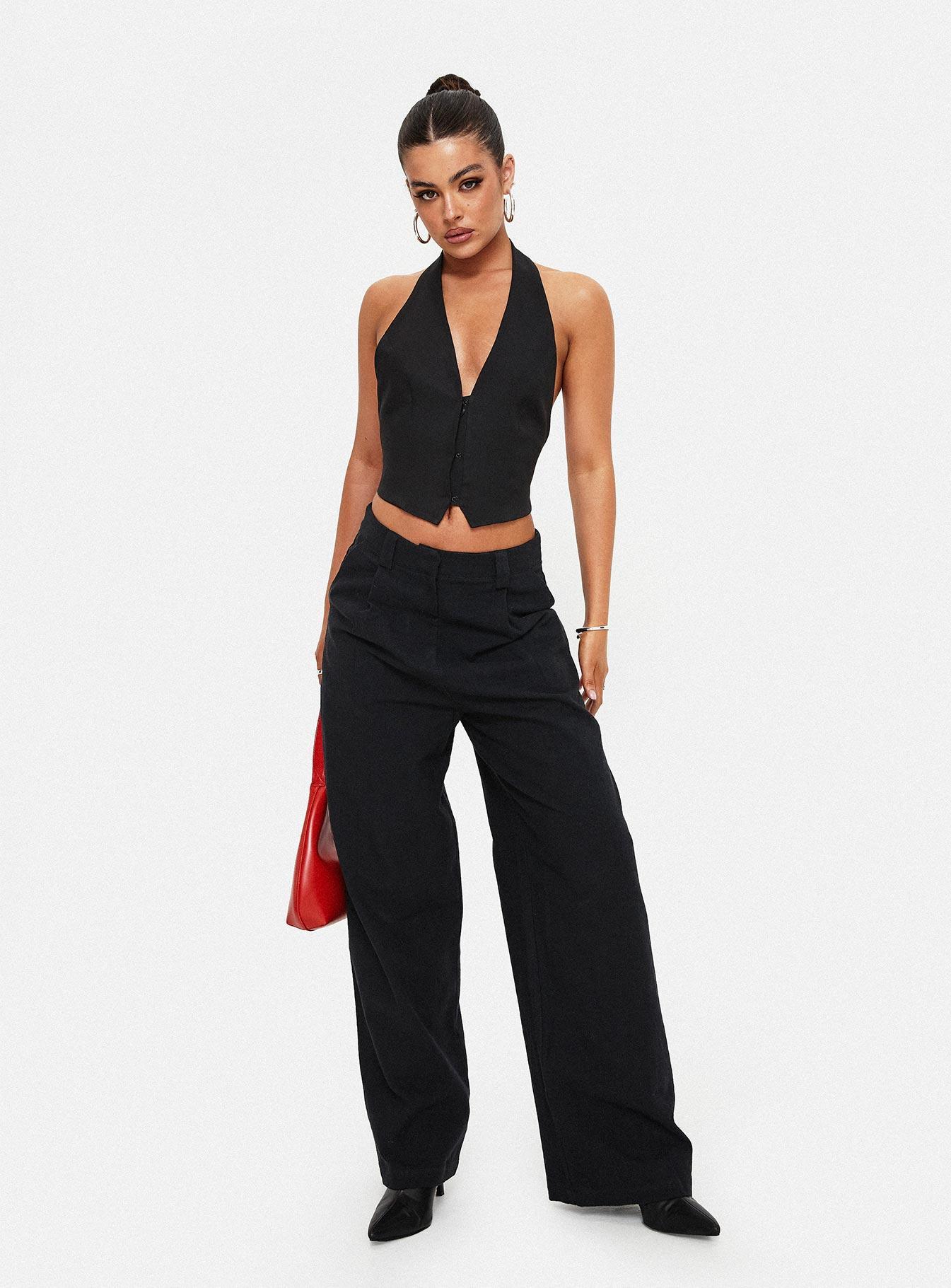 Je Suis Halter Top Onyx Product Image