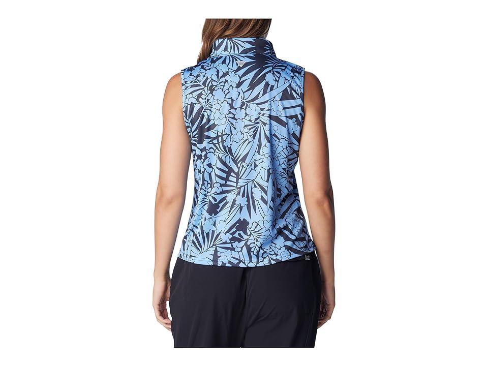 Columbia Super Tidal Tee SL Polo (Canyon Tropictones) Women's Clothing Product Image