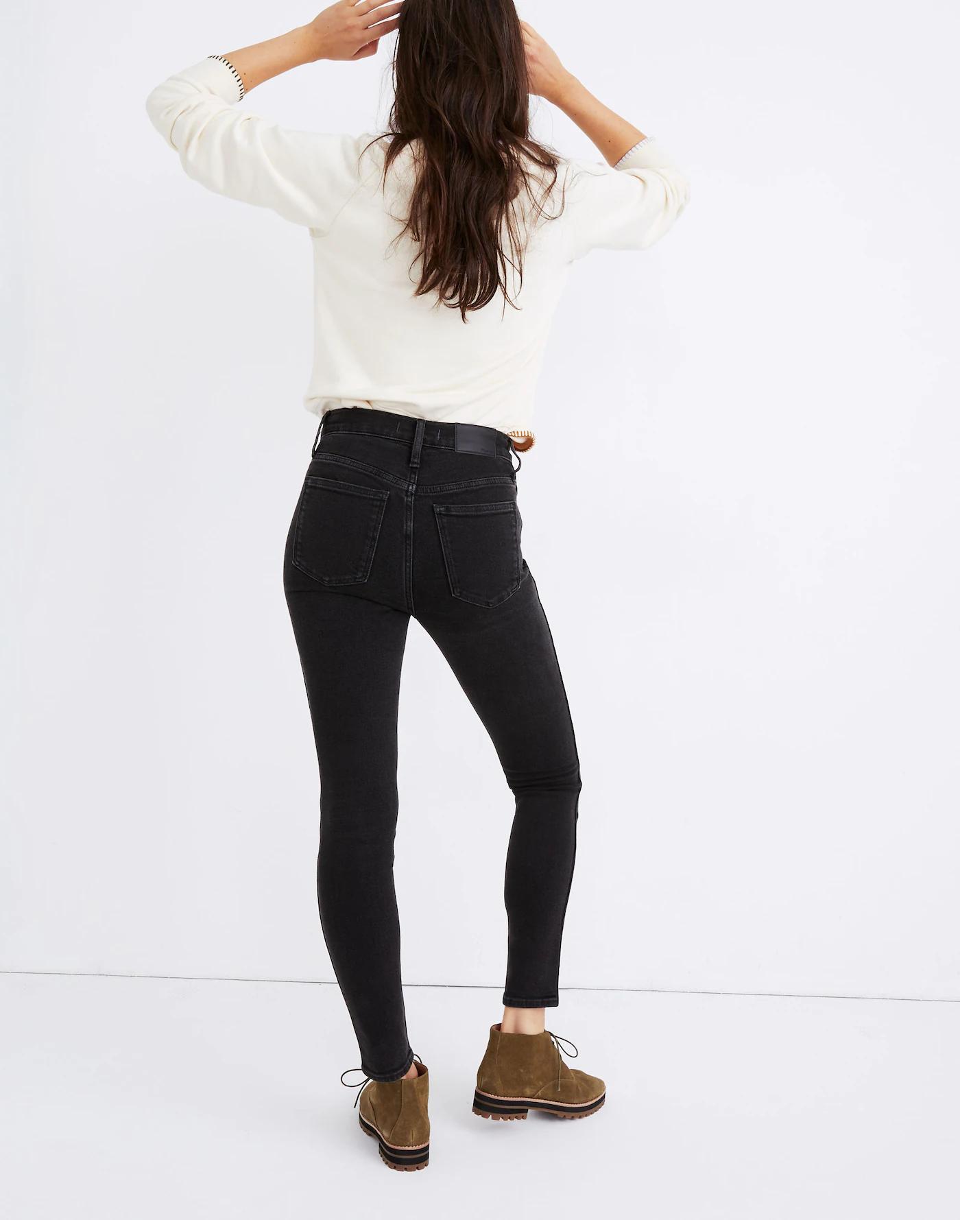 Petite 10" High-Rise Skinny Jeans in Starkey Wash Product Image