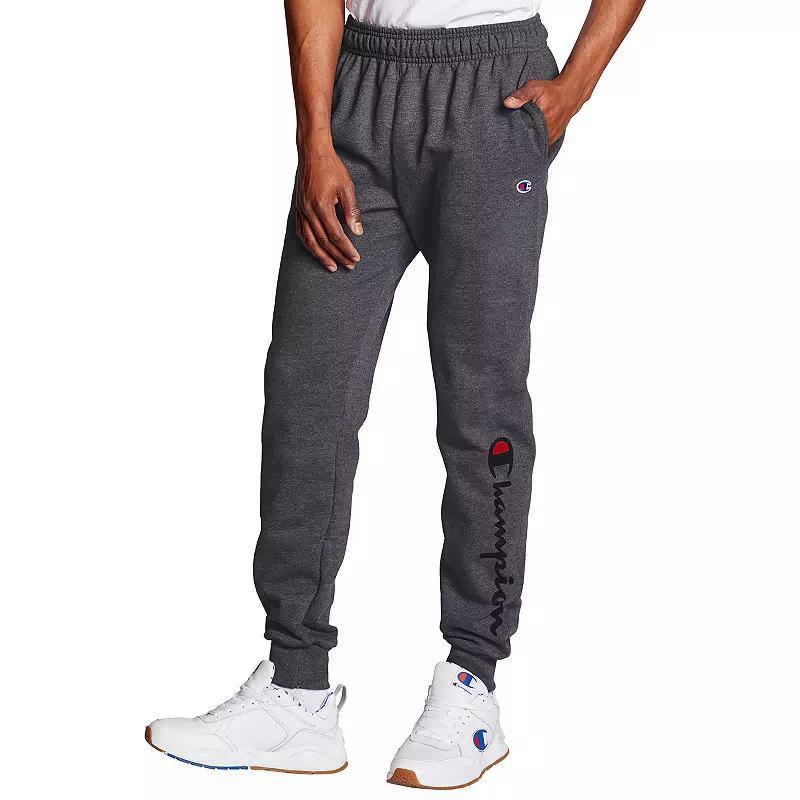 Mens Champion Powerblend Graphic Fleece Joggers Product Image