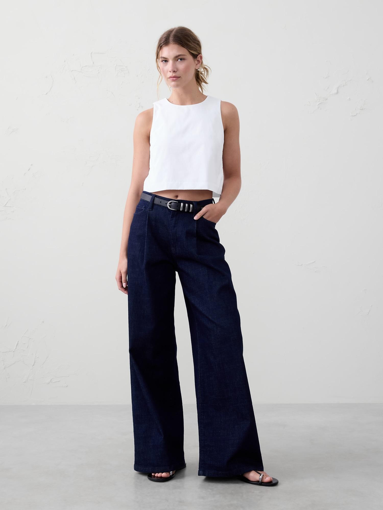 Cropped Poplin Top Product Image