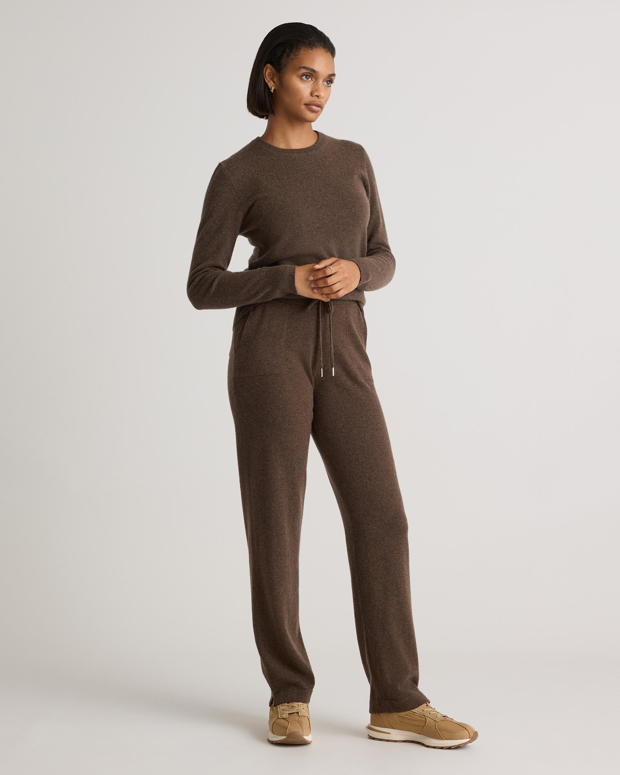 Quince | Women's Mongolian Cashmere Straight Leg Pants Product Image