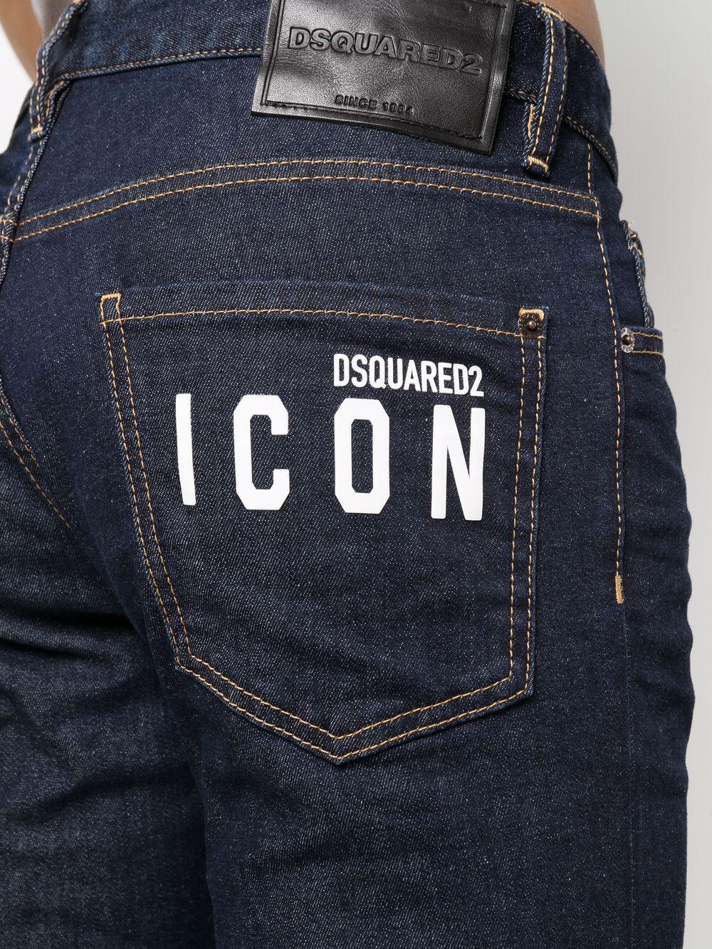 Icon-logo straight-leg jeans Product Image