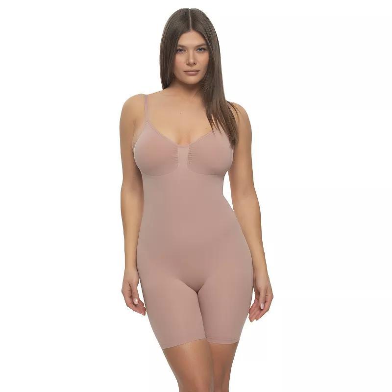 Jezebel Bodycon Seamless Short Bodysuit 380212, Women's, Size: Medium, Black Product Image