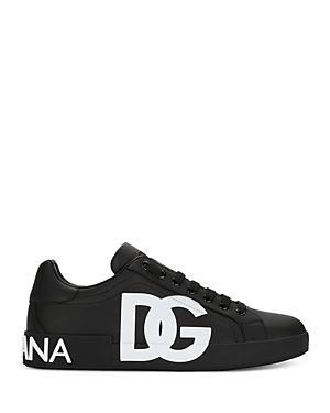 Mens Portofino Leather Low-Top Sneakers Product Image