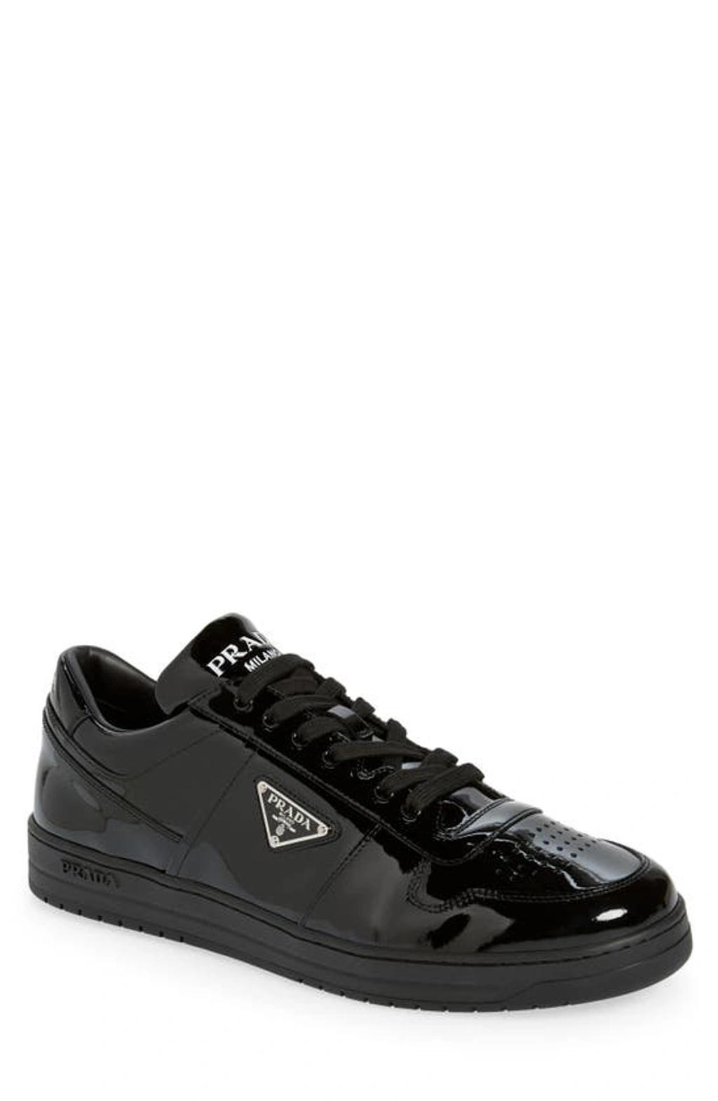 Mens Downtown Patent Leather Low-Top Sneakers Product Image