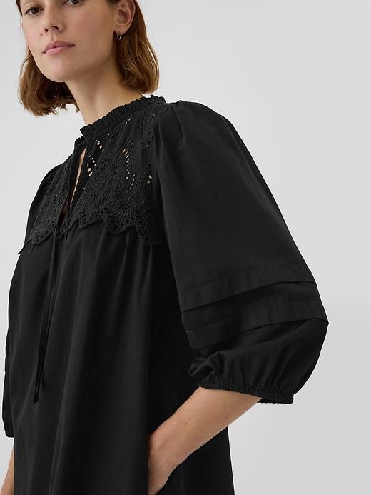 Eyelet Mini Dress Product Image