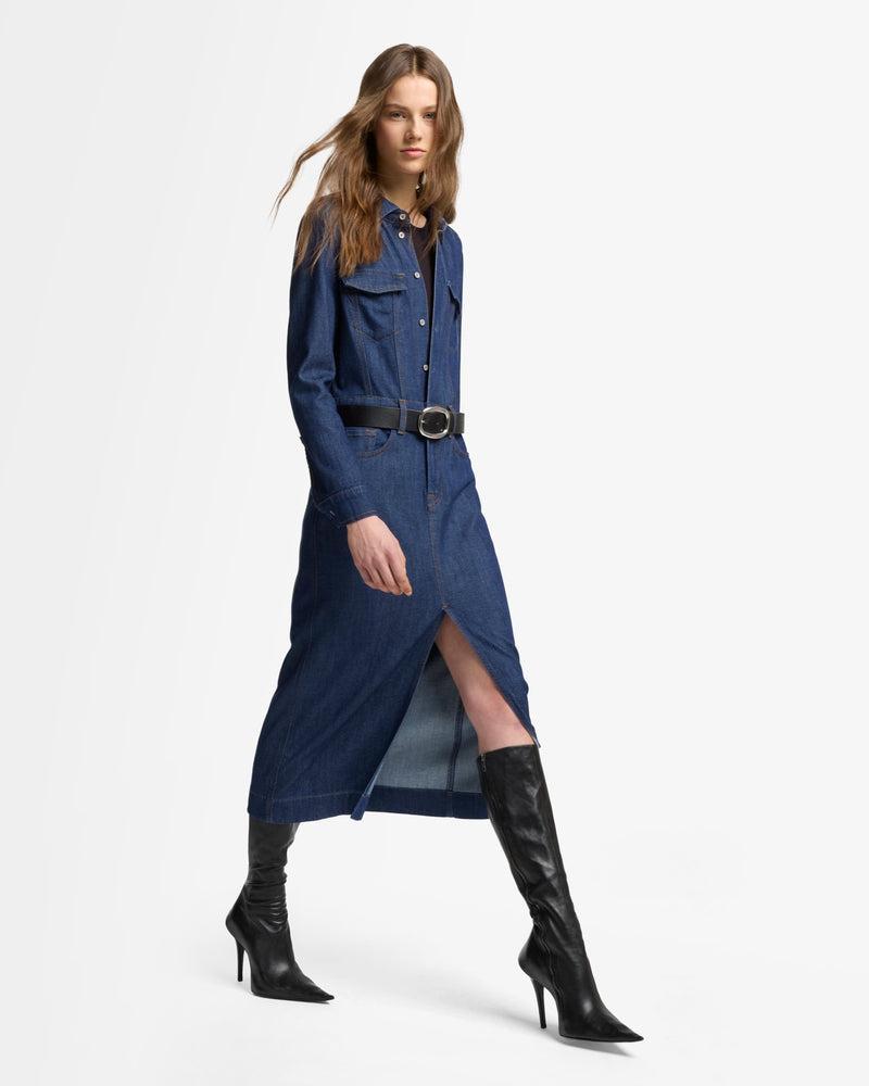 Weightless Denim Maxi Dress Product Image