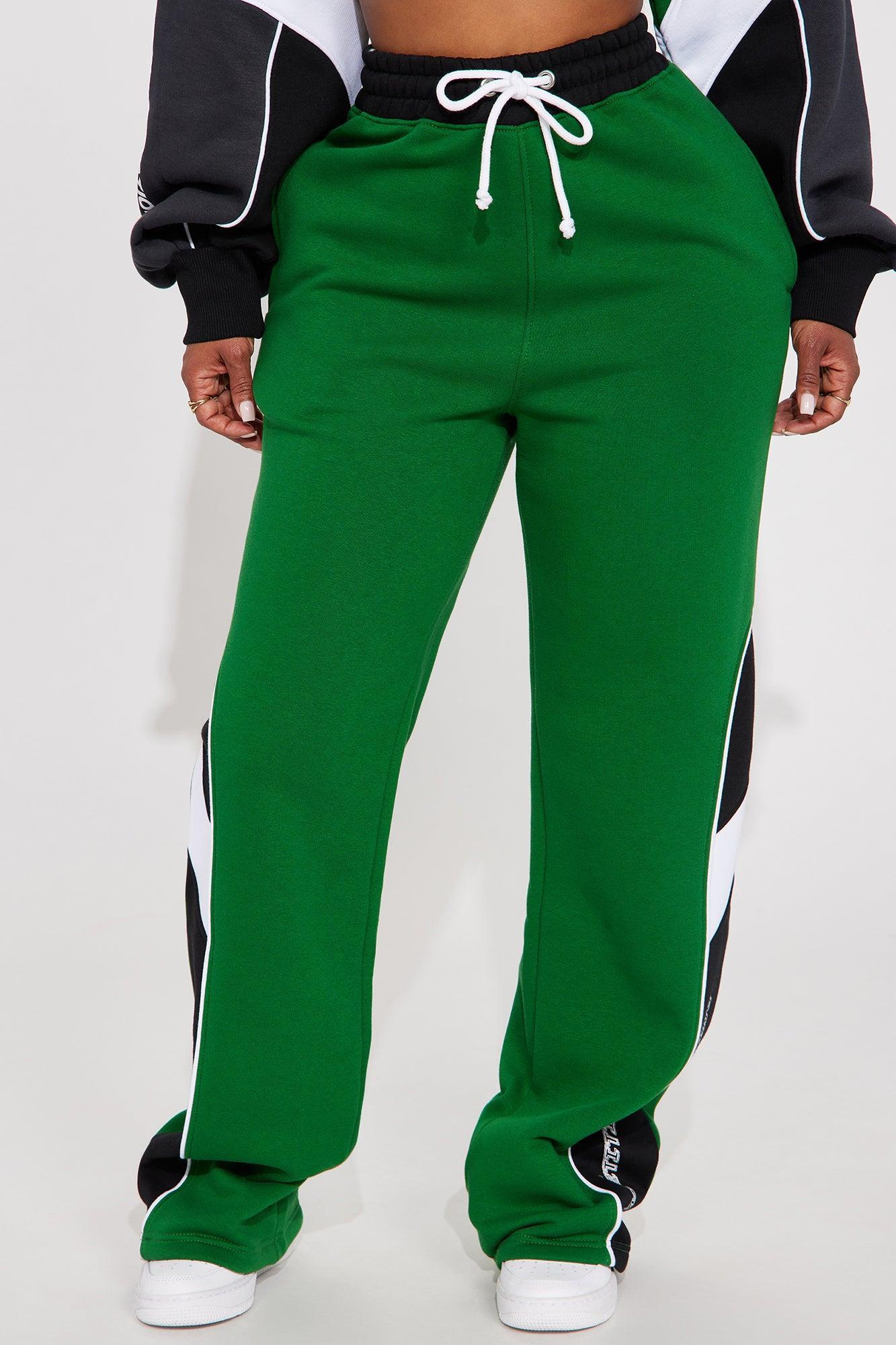 Competitive Edge Wide Leg Pant - Green/combo Product Image