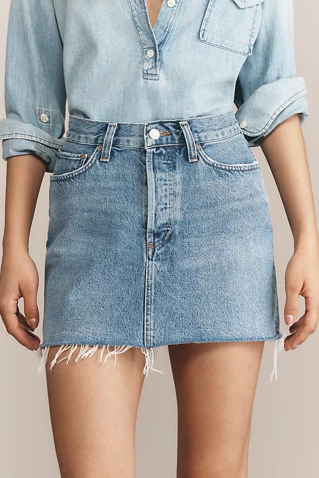 AGOLDE V-Waist Denim Mini Skirt Product Image