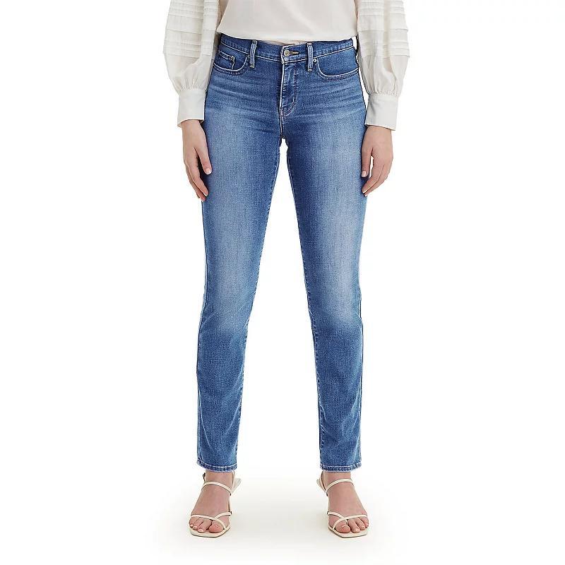 Levis 312 Shaping Slim Leg Midweight Stretch Denim Mid Rise Jeans Product Image