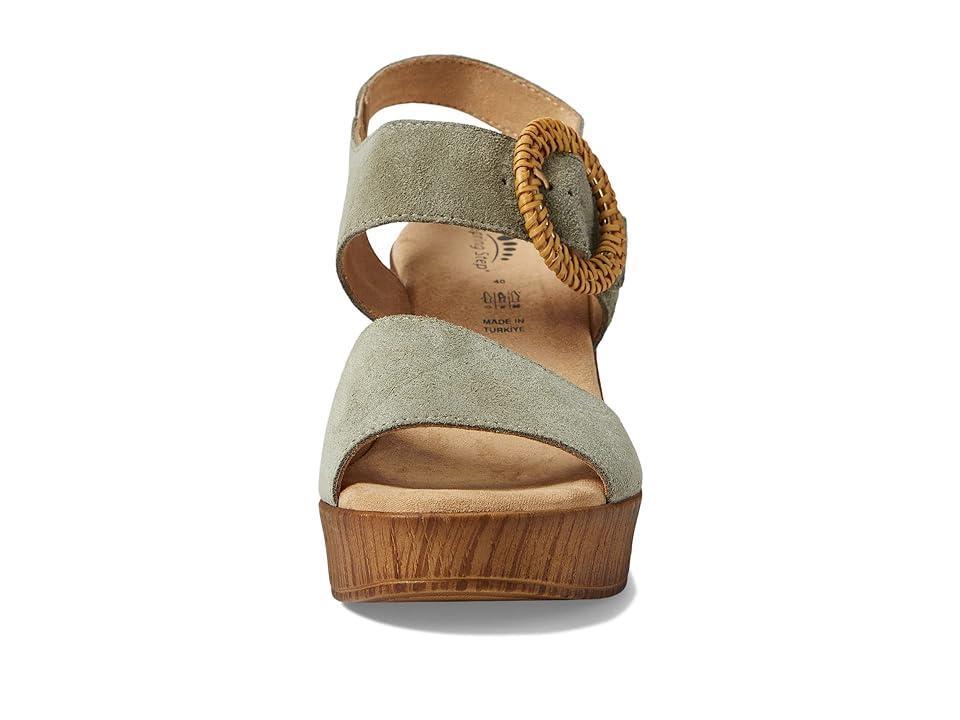 Spring Step Gamona Women's Cork Heeled Sandals, Size: 39, Suede Product Image