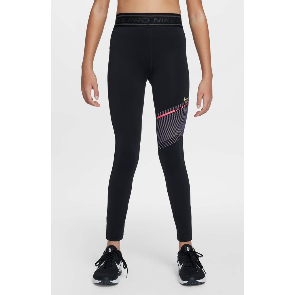 Nike Kids' Pro Leggings in Black at Nordstrom Product Image
