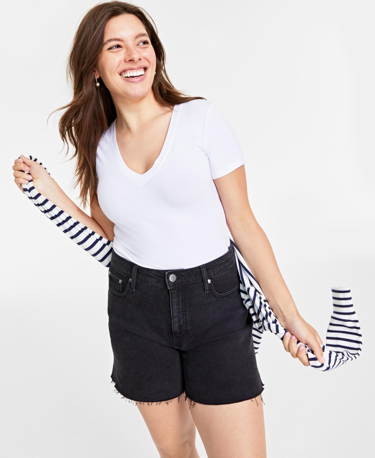 On 34th Womens Modal V-Neck T-Shirt, Created for Macys Product Image