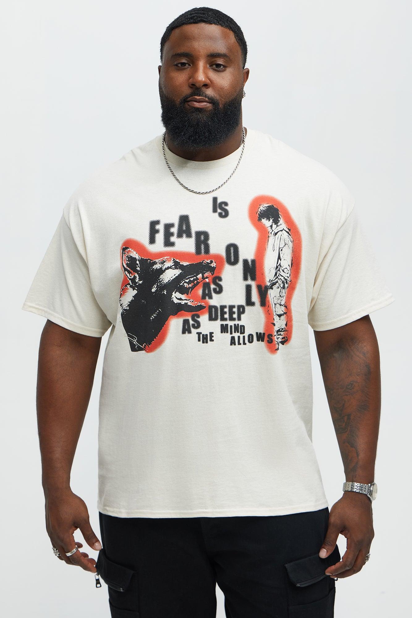 Fear Is Only Short Sleeve Tee - Natural Product Image