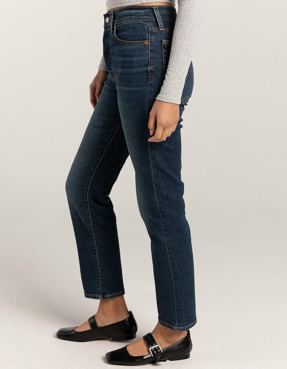 LEVI'S Wedgie Straight Womens Jeans - Indigo Here We Go Product Image