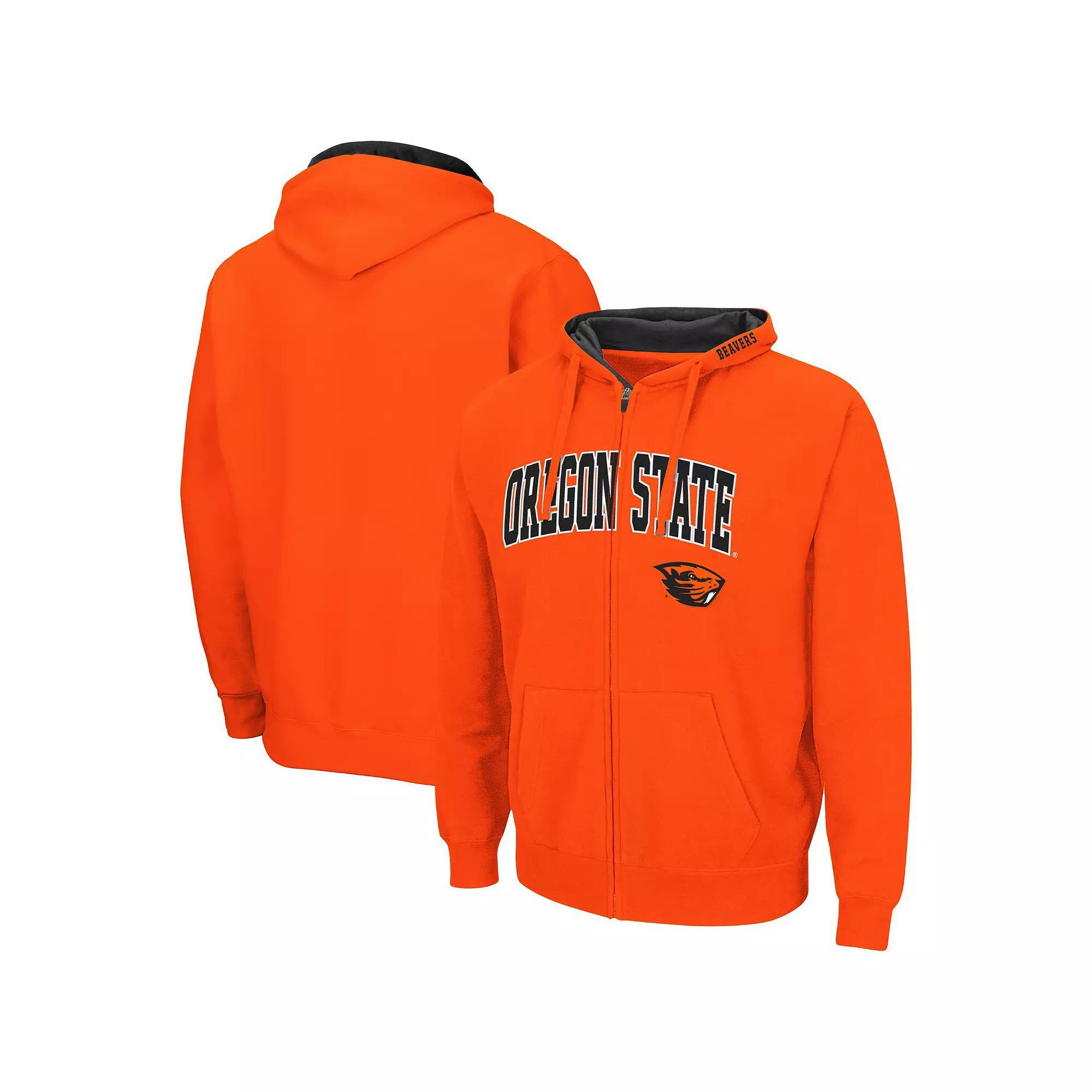 Mens Colosseum Oregon State Beavers Arch & Logo 3.0 Full-Zip Hoodie Product Image