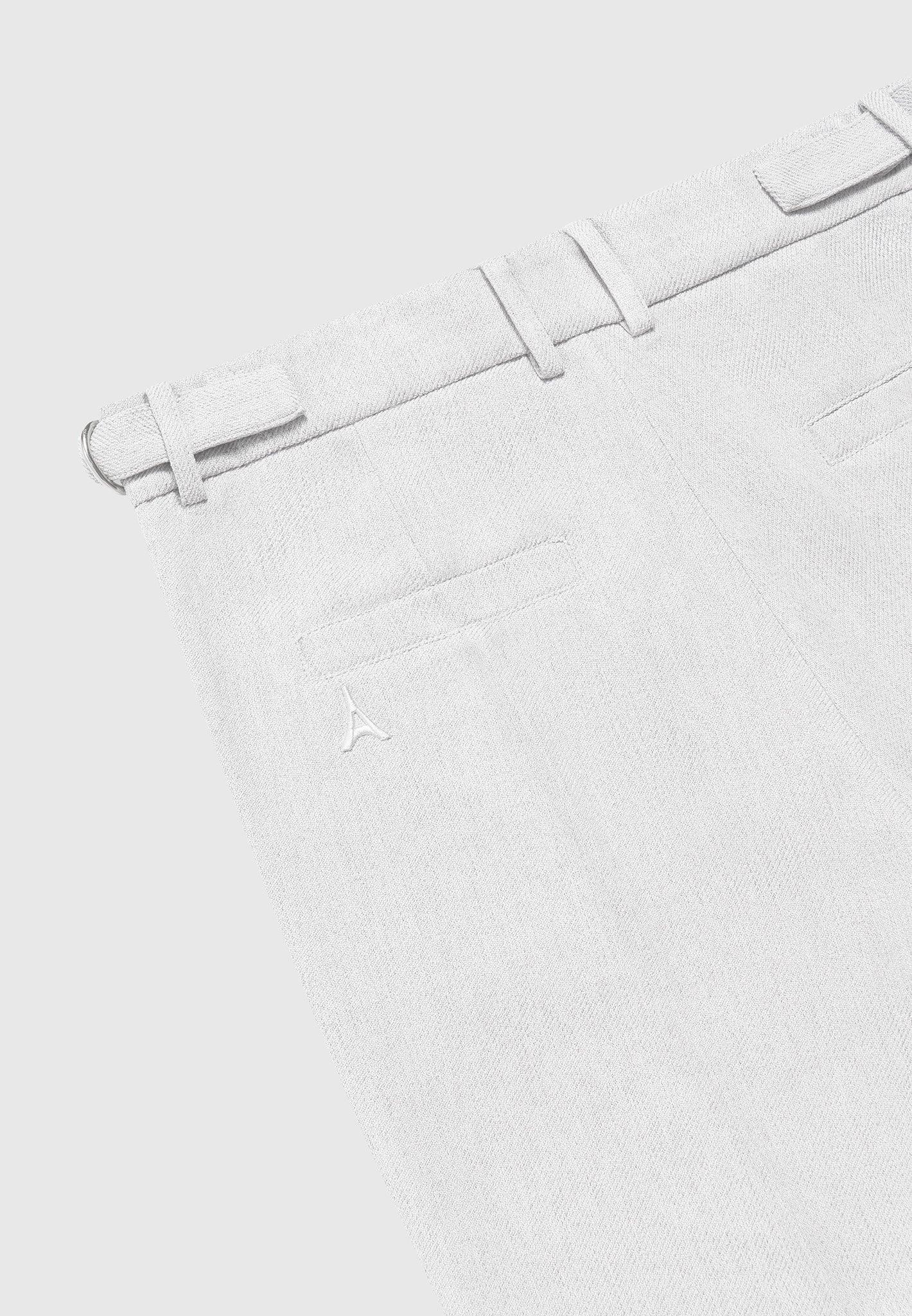 Textured Tailored Shorts - Grey Male Product Image