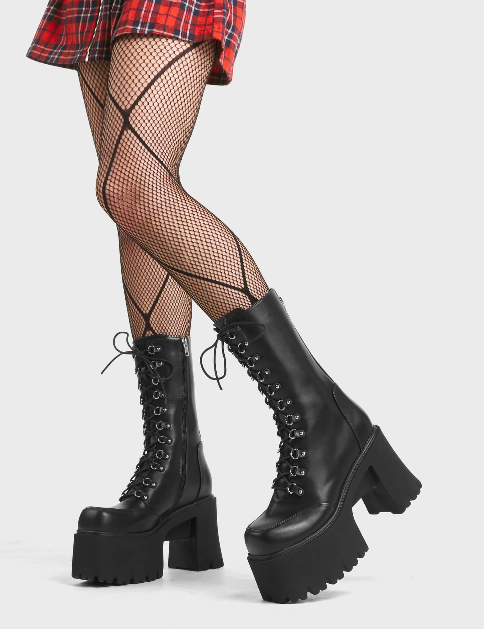 Need You Chunky Platform Calf Boots Product Image