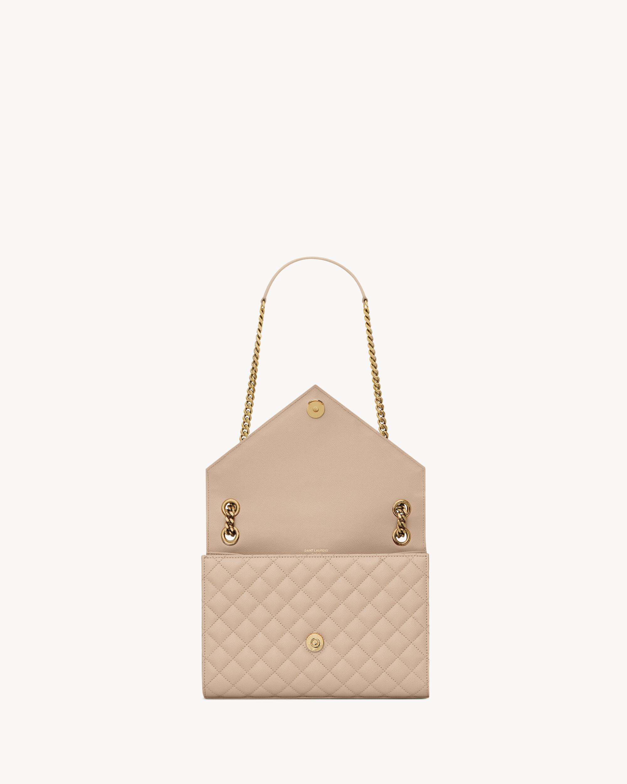ENVELOPE MEDIUM IN QUILTED GRAIN DE POUDRE EMBOSSED LEATHER Product Image