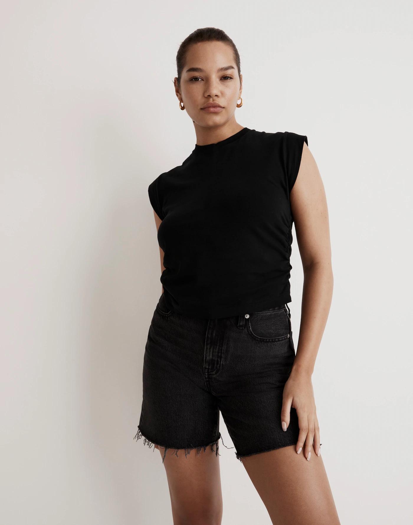Side-Cinch Muscle Tee Product Image