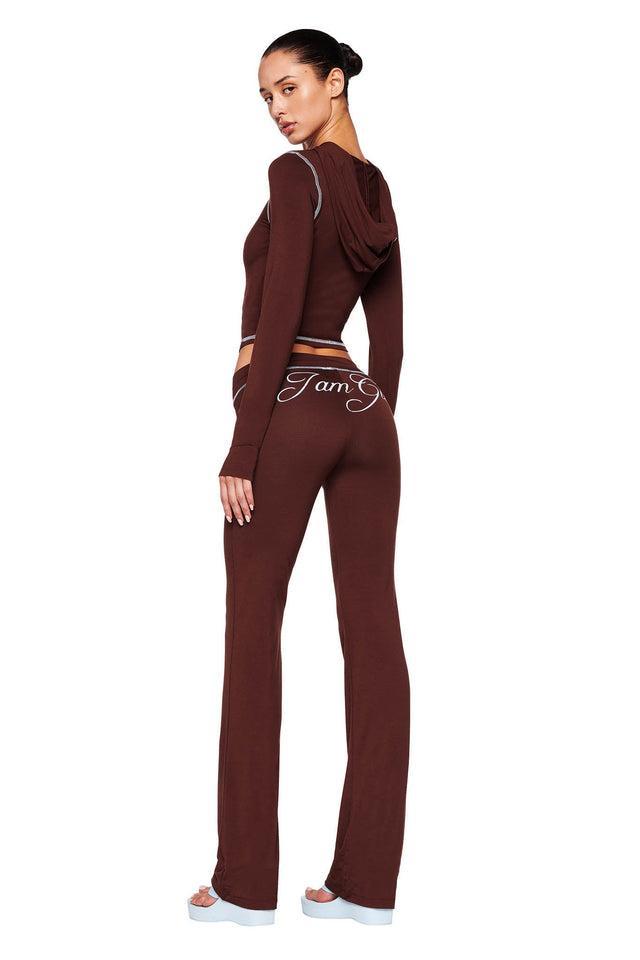 BLARE HOODIE - BROWN Product Image