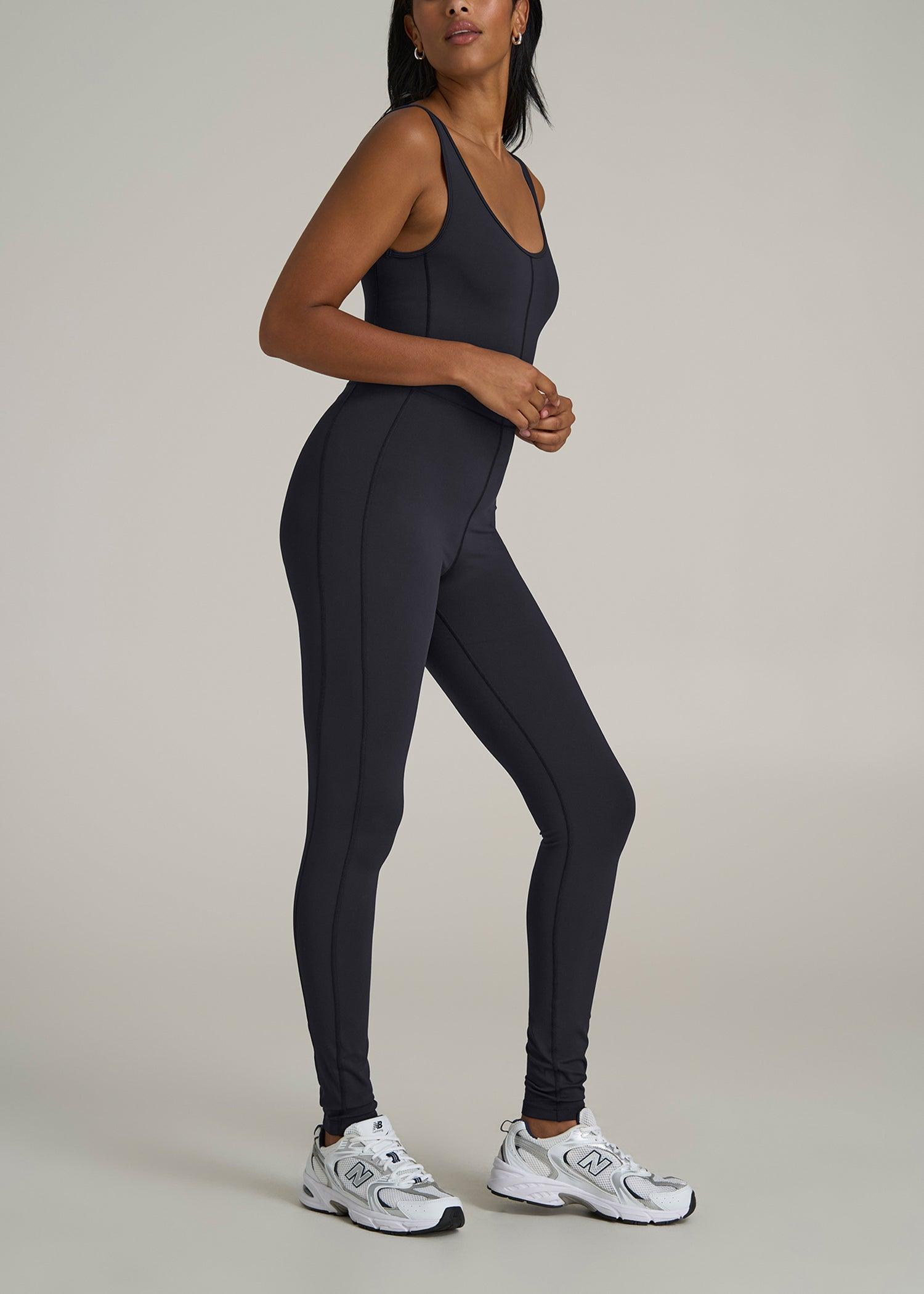 Balance Scoop Neck Tall Women's Jumpsuit in Black Product Image