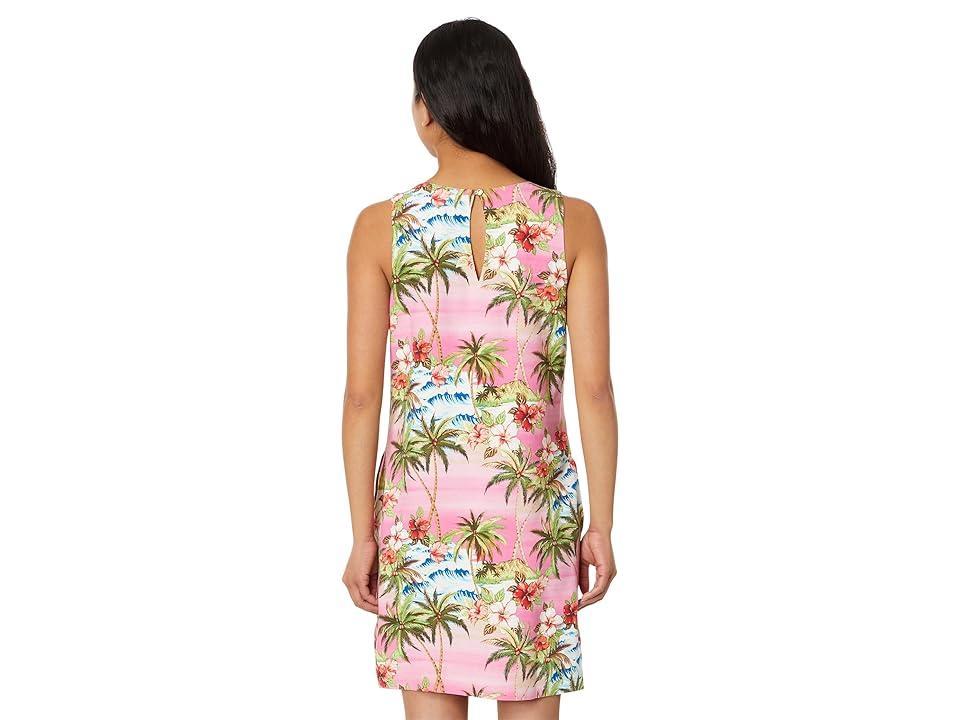 Tommy Bahama Isla Palmetta Sleeveless Shift Dress (Rose Rococo) Women's Dress Product Image