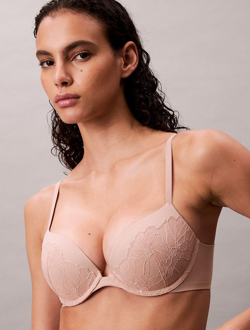 Perfectly Fit Lace Push Up Plunge Bra Product Image
